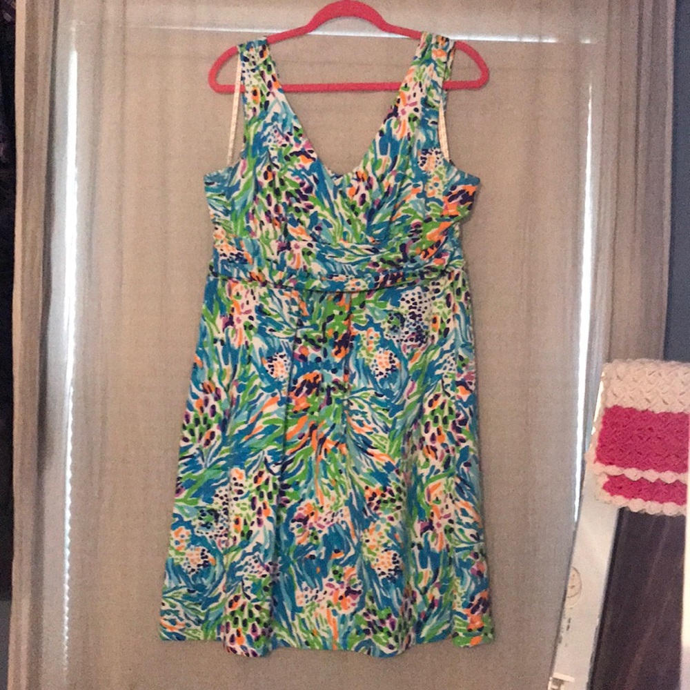 Lily faux wrap dress size XL